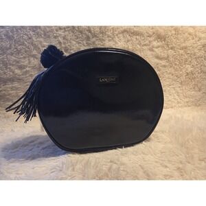 Black Patent Lancomb Train Case